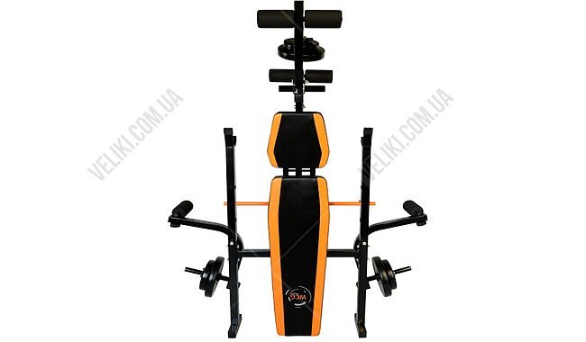 Лава для жиму WCG 0055 Набір Strong 128 кг - дополнительное фото 6