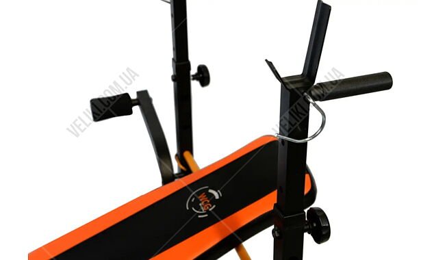 Лава для жиму WCG 0070 + Штанга та гантелі 98 кг - дополнительное фото 3