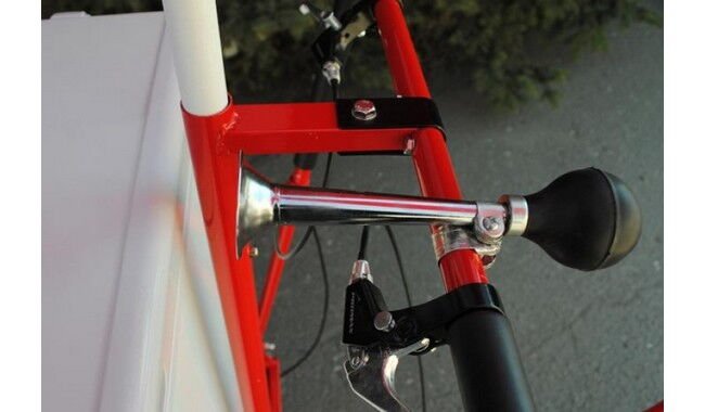 Велосипед Vega Riksha-2 з теромобоксом та парасолькою - дополнительное фото 11