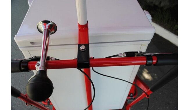 Велосипед Vega Riksha-2 з теромобоксом та парасолькою - дополнительное фото 12