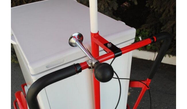 Велосипед Vega Riksha-2 з теромобоксом та парасолькою - дополнительное фото 13