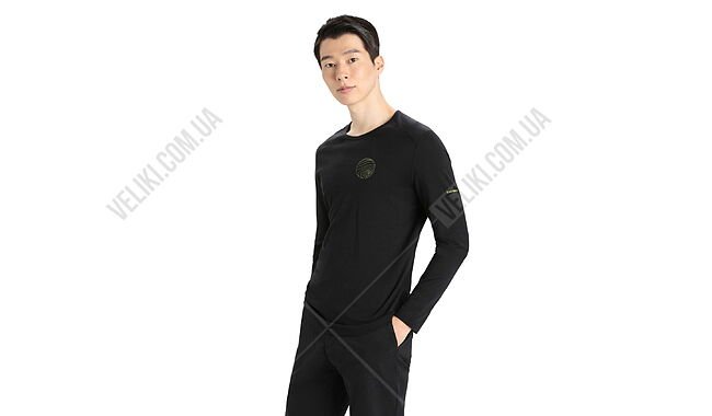 Термофутболка Icebreaker 200 Oasis LS Crewe Alps 3D - дополнительное фото 1