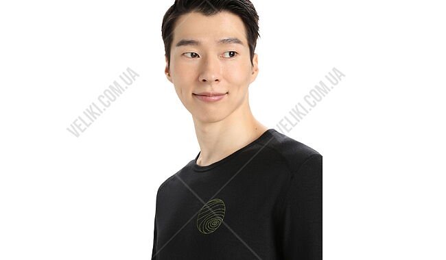 Термофутболка Icebreaker 200 Oasis LS Crewe Alps 3D - дополнительное фото 4