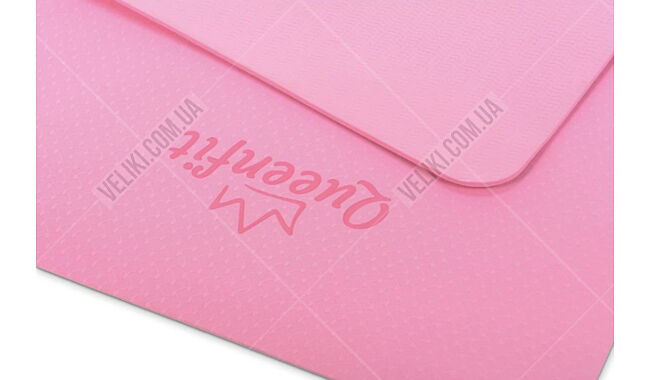 Килимок для фітнесу та йоги Queenfit Q-66408 - дополнительное фото 2