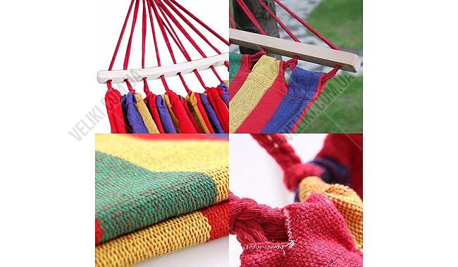 Гамак WCG Summer XL із планкою - дополнительное фото 4