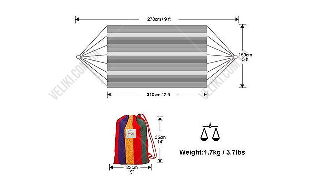 Гамак WCG Mexico XL - дополнительное фото 8