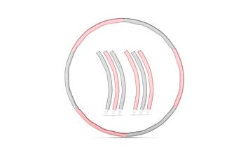 Обруч Gymtek G-66026 100 см