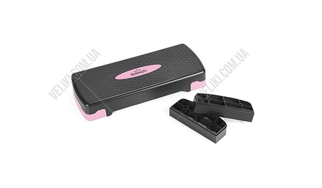 Степ-платформа Queenfit 2-х уровневая - дополнительное фото 2