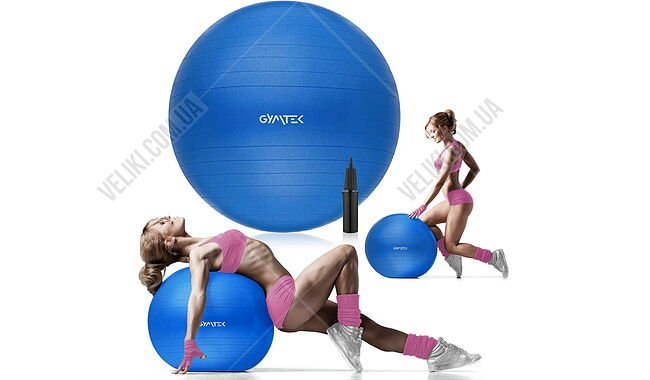 Фітбол Gymtek 65 см + насос - дополнительное фото 4