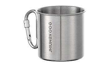 Кружка Кемпинг с карабином 300 мл