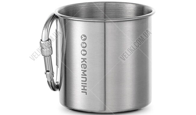 Кружка Кемпінг з карабіном 300 мл - дополнительное фото 1