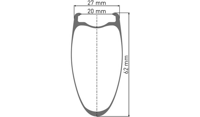 Задня колесо DT Swiss ARC 1400 Dicut DB 62 - дополнительное фото 1