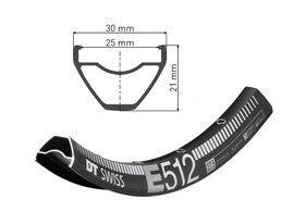 Обод DT Swiss E 512 27.5" 28H
