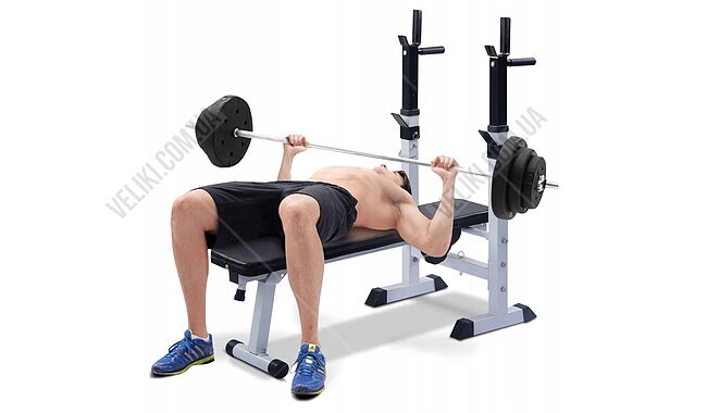 Скамья для жима WCG 2020 + Набор Premium 90 кг - дополнительное фото 1