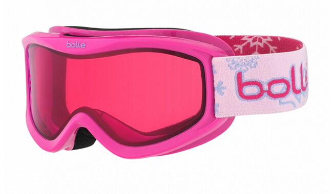 Горнолыжная маска Bolle AMP Pink Snow Vermillon - фото 1
