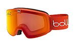Горнолыжная маска Bolle Nevada Neo Phantom Fire Red Photochromic + Lemon - фото 1
