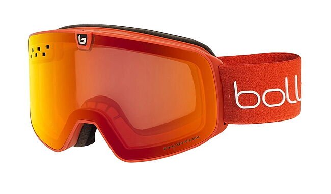 Гірськолижна маска Bolle Nevada Neo Phantom Fire Red Photochromic + Lemon - фото 1