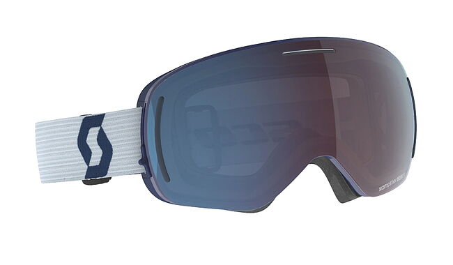 Горнолыжная маска Scott LCG Evo Enhancer Blue Chrome - фото 1