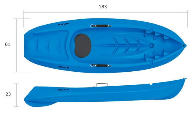 Каяк SeaFlo SF-1005 детский - дополнительное фото 5