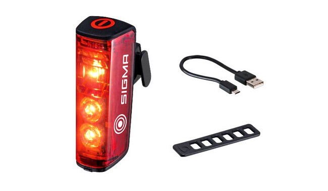 Комплект велосвітла Sigma Buster 400 Blaze Flash - дополнительное фото 12