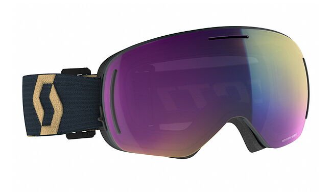 Горнолыжная маска Scott LCG Evo Enhancer Teal Chrome - фото 1