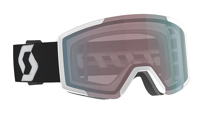 Горнолыжная маска Scott Shield Enhancer Aqua Chrome - фото 1