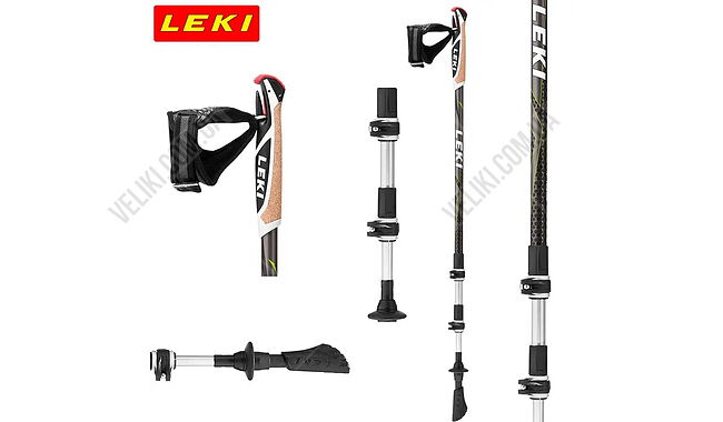 Палиці для скандинавської ходьби Leki Traveller Alu - дополнительное фото 3