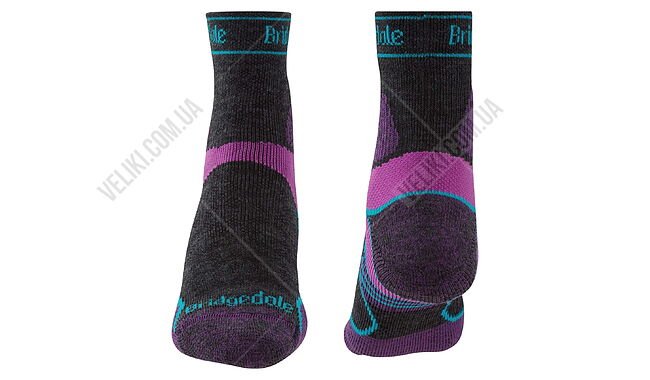 Носки Bridgedale Women's Trail Run LightWeight T2 Merino Sport - дополнительное фото 1
