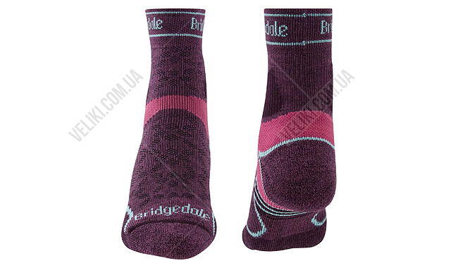 Носки Bridgedale Women's Trail Run LightWeight T2 Merino Sport - дополнительное фото 3