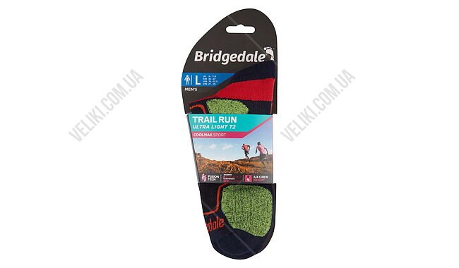 Носки Bridgedale Men's UltraLight T2 Coolmax Sport - дополнительное фото 3