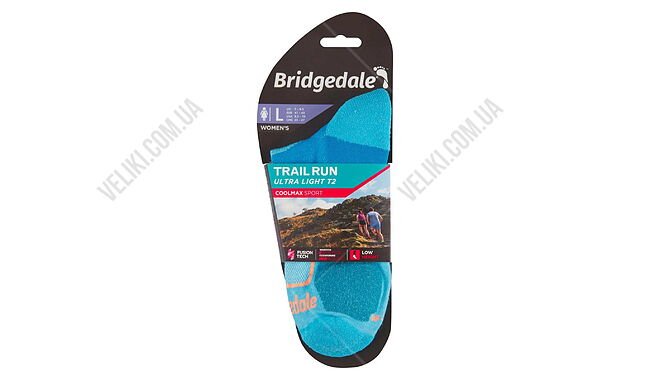 Носки Bridgedale Women's UltraLight T2 Coolmax Sport - дополнительное фото 4