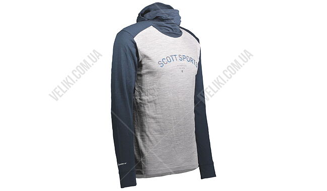 Термофутболка Scott Defined Merino Men Hoody - дополнительное фото 2