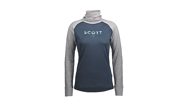 Термофутболка Scott Defined Merino W High Neck Shirt - фото 1