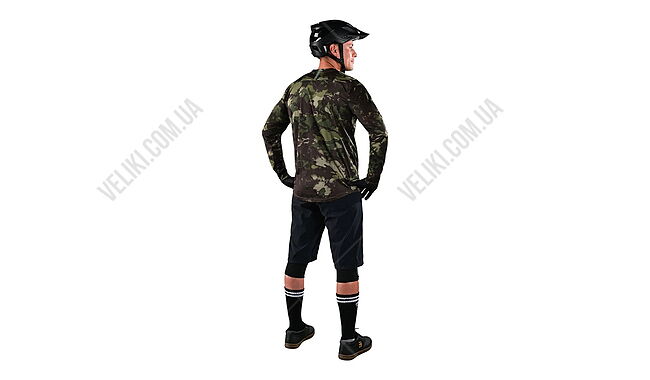 Велофутболка TLD Flowline LS Jersey Covert - дополнительное фото 6