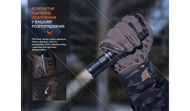 Фонарь  Fenix PD36R Pro RED - дополнительное фото 10