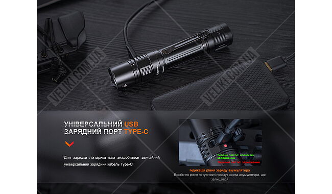 Фонарь  Fenix PD36R Pro RED - дополнительное фото 11