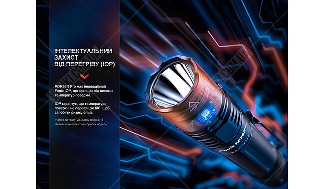 Фонарь  Fenix PD36R Pro RED - дополнительное фото 19