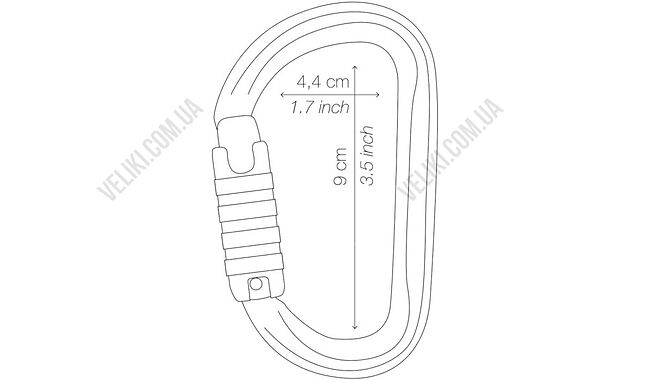 Карабін Petzl Am'D Triact-Lock - дополнительное фото 1
