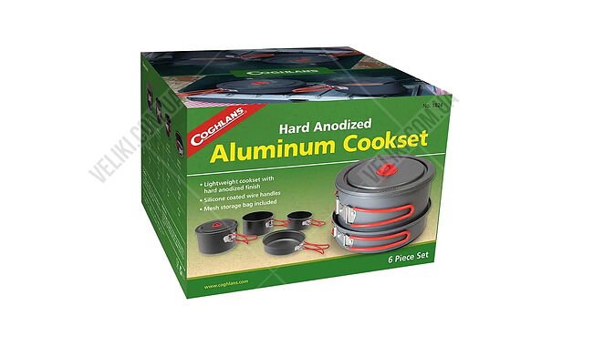 Набір посуду Coghlans Hard Anodized Aluminum Cookset - дополнительное фото 1