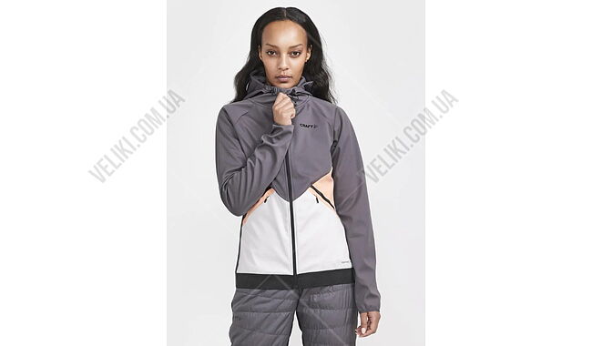 Куртка Craft Glide Hood W - дополнительное фото 3