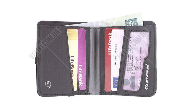 Кошелек Lifeventure Recycled RFID Compact Wallet - дополнительное фото 3