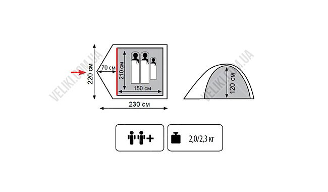 Намет Totem Tepee 4 - дополнительное фото 2