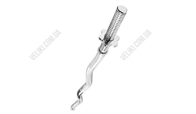 Штанга Hop-Sport Strong W-гриф 57 кг - дополнительное фото 1