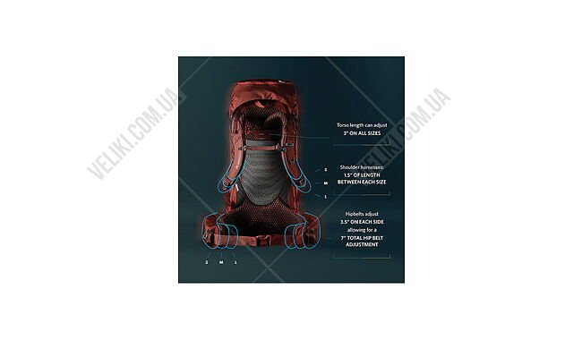 Рюкзак Gregory Baltoro FreeFloat A3 65 л - дополнительное фото 17