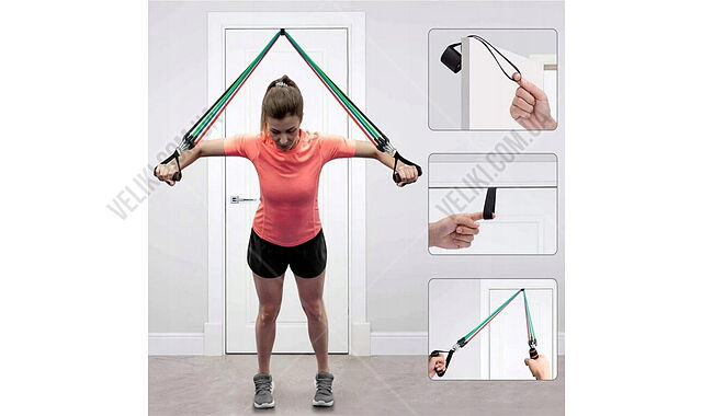 Набір еспандерів Newt Power Strength Tube NE-PW-5 - дополнительное фото 3