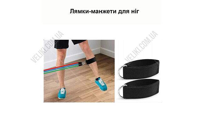 Набір еспандерів Newt Power Strength Tube NE-PW-5 - дополнительное фото 4