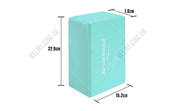 Блок для йоги PowerPlay 4006 Yoga Brick - дополнительное фото 4