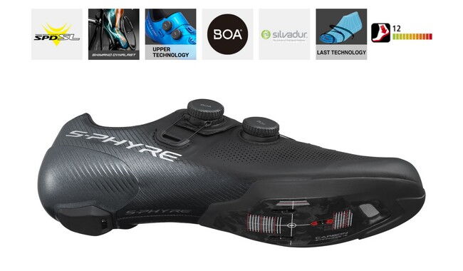 Велотуфли Shimano RC9 - дополнительное фото 5