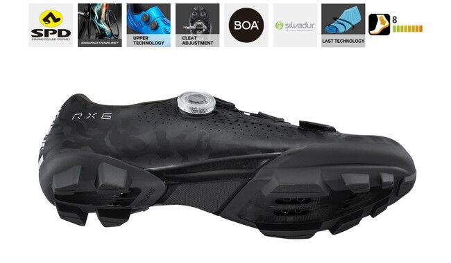 Велотуфли Shimano RX6 - дополнительное фото 5