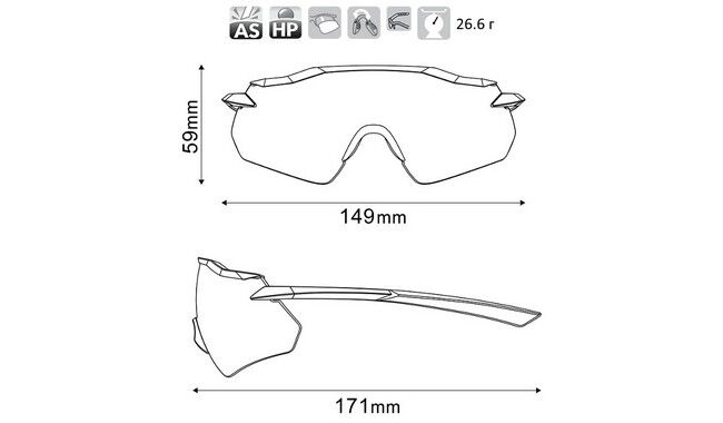 Очки Shimano Equinox Ridescape Road - дополнительное фото 5